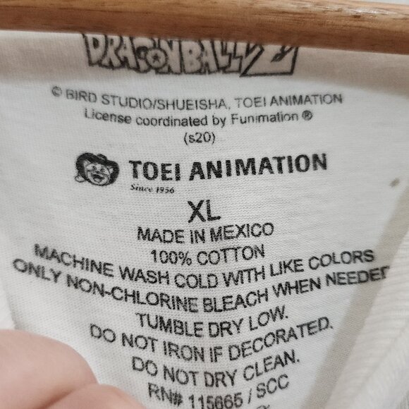 Hot Topic Dragon Ball Z New Adult T-Shirt Son Goku Sucking Thumb Graphic Tee XL - Picture 8 of 9